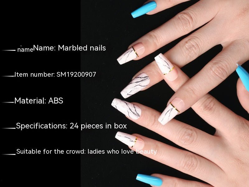 Ballet Coffin Fake Nails