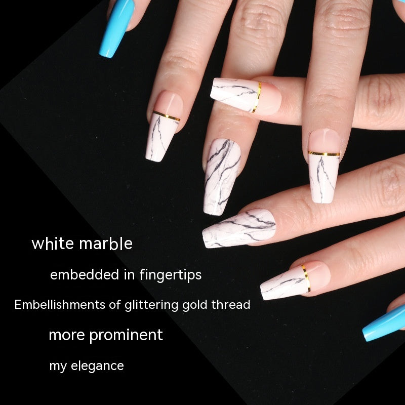 Ballet Coffin Fake Nails