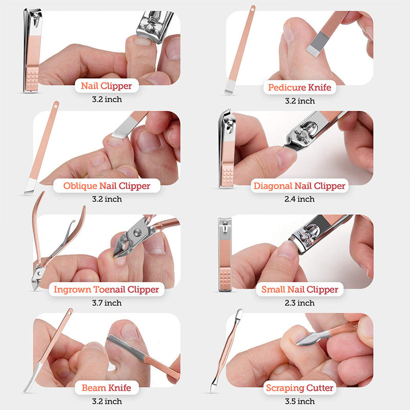 Professional Scissors Nail Clippers Set