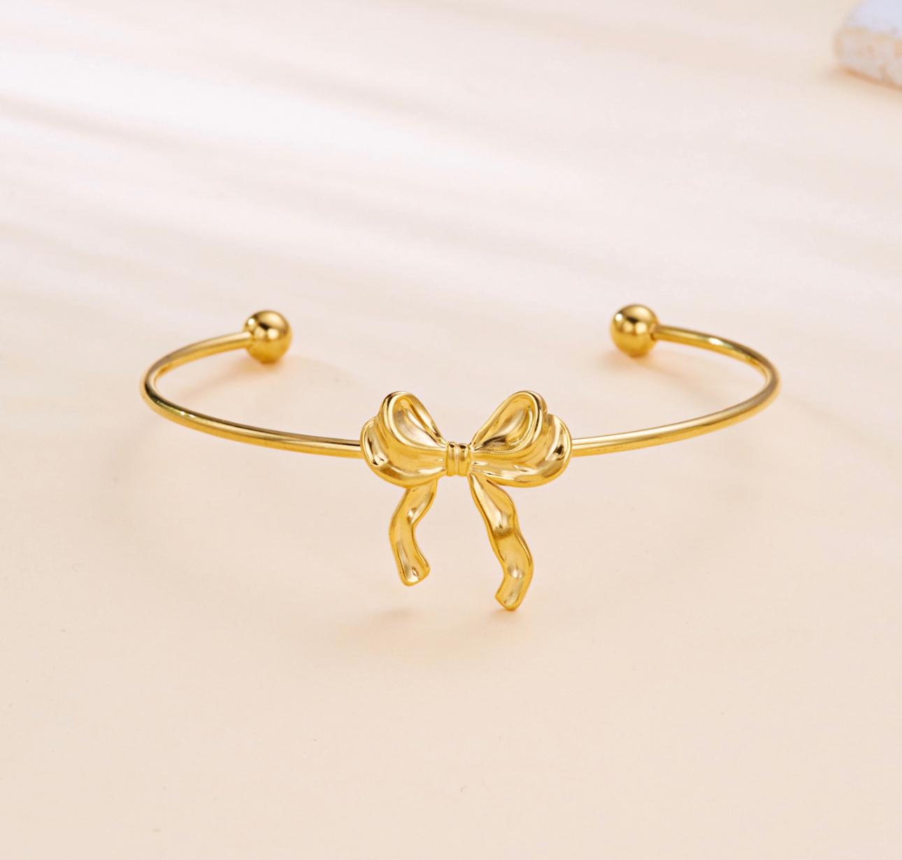 💖 Le bracelet noeud doré