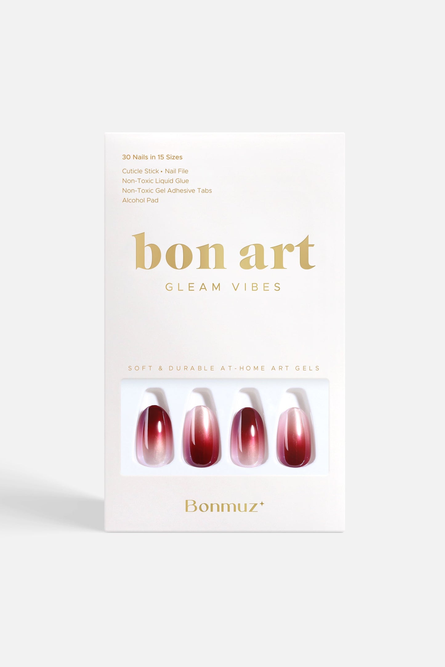 Wine Frost | Soft & Durable Press-On Nails