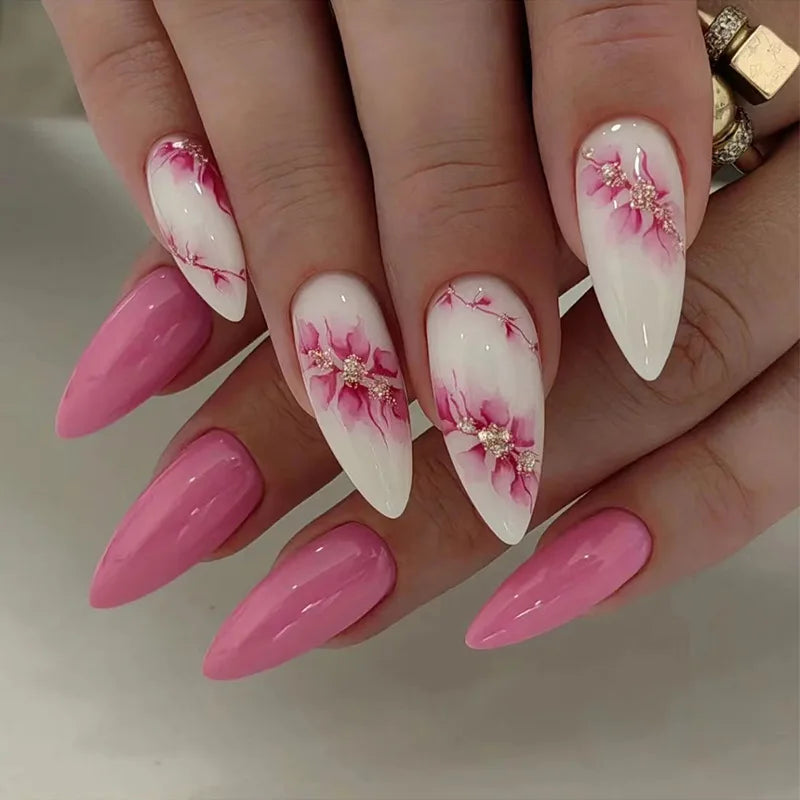 Chic Almond Press-On Nails