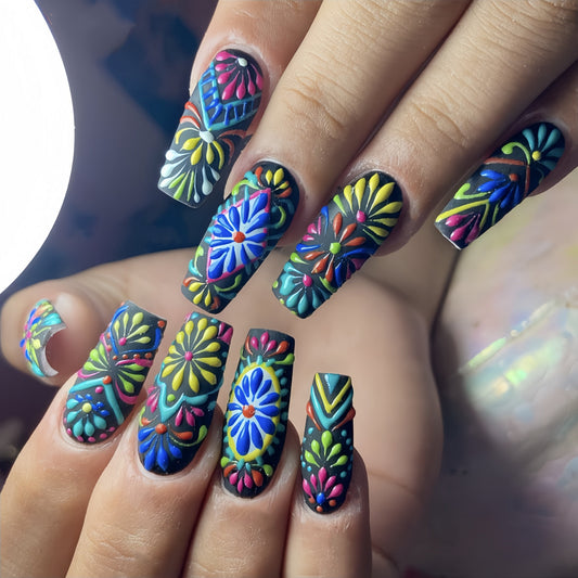 Long Ballet Press-On Nails Set-0
