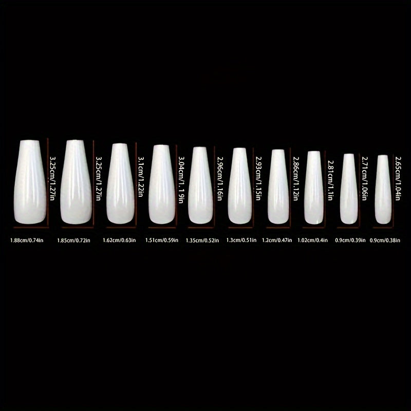 Long Ballet Press-On Nails Set-3