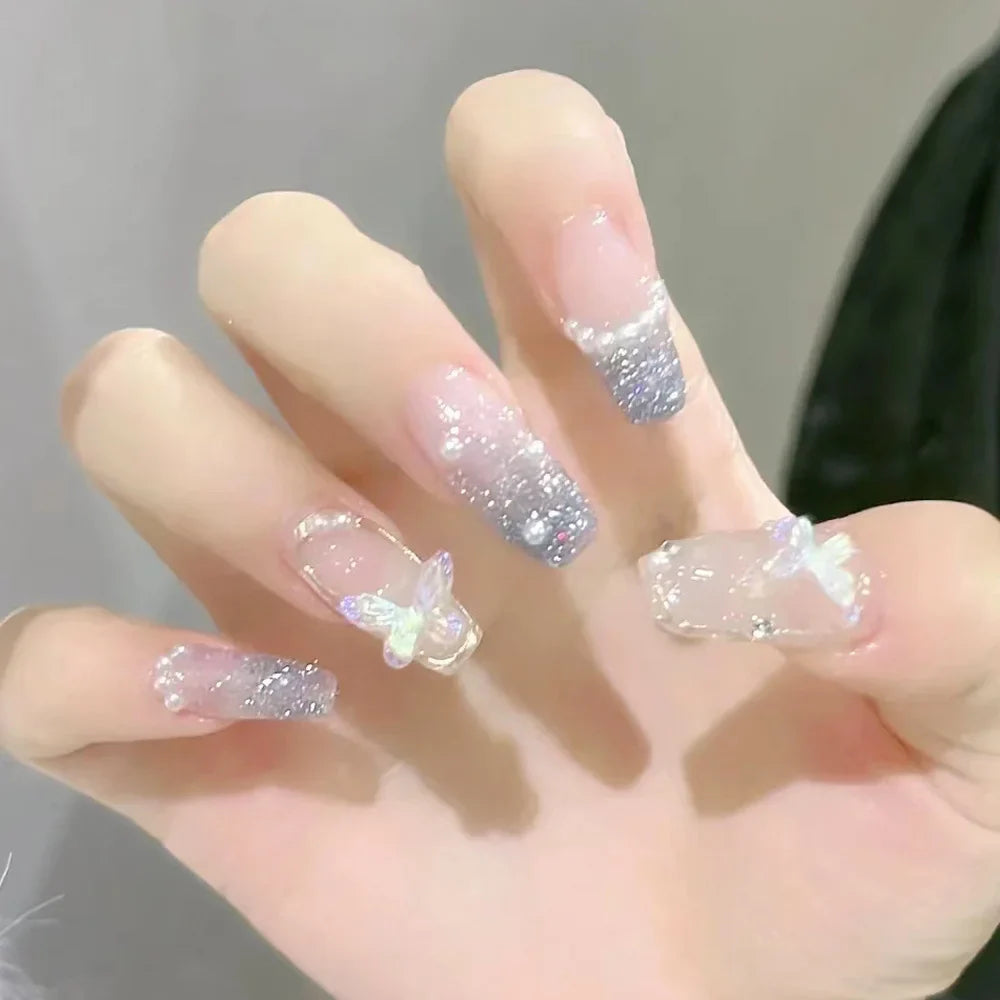 Medium Long Acrylic Fake Nails