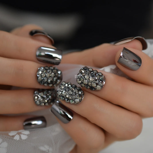 Metal false nails for women-1