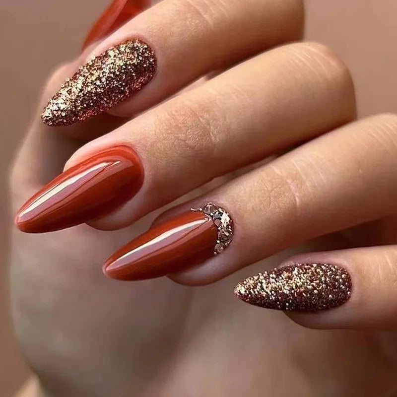 Chic Almond Press-On Nails