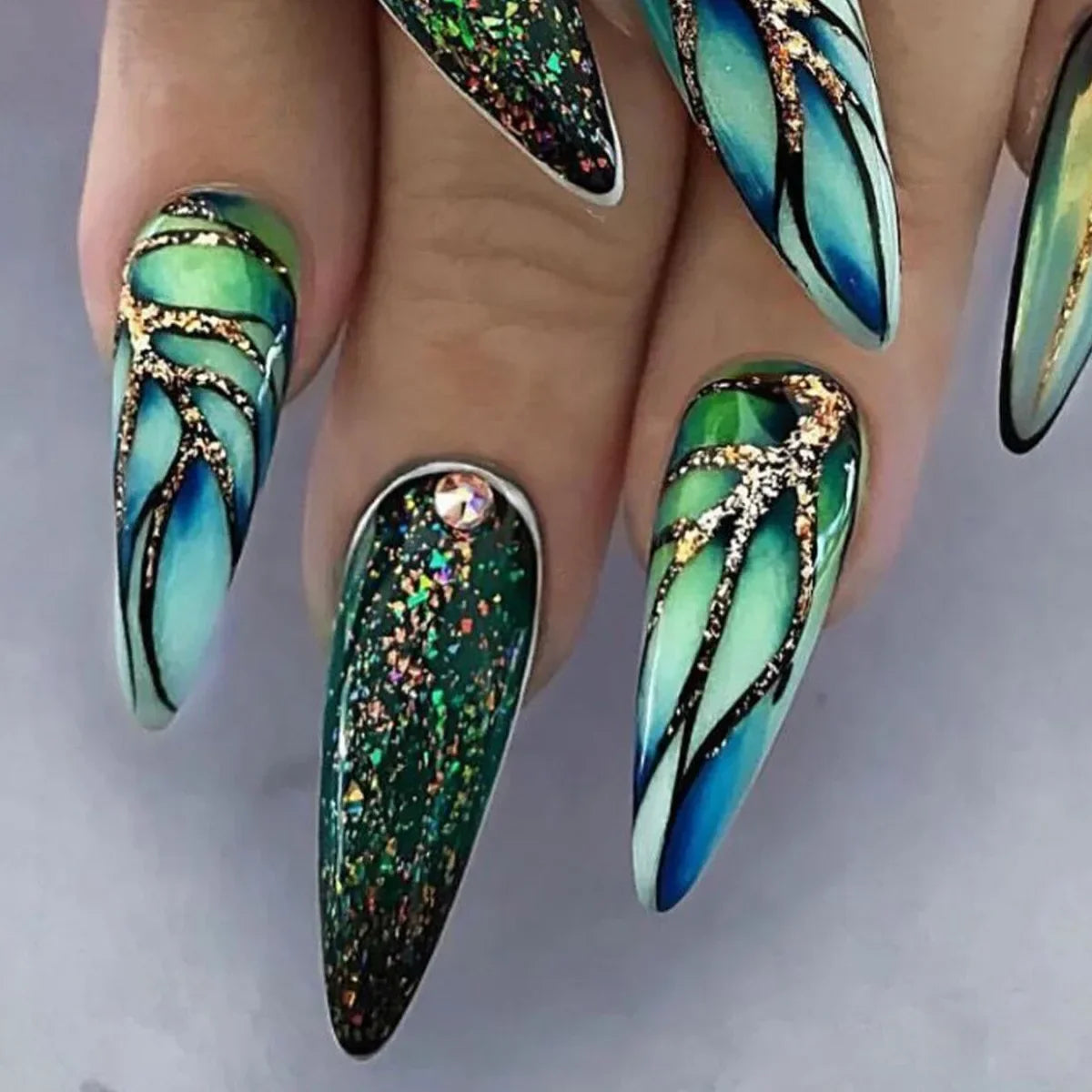Chic Almond Press-On Nails
