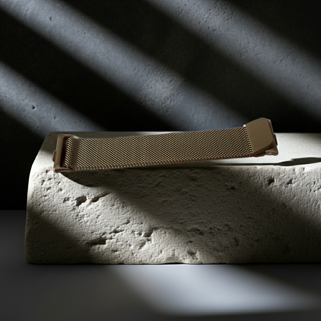 ⌚️Bracelet montre connectée maille milanaise aimanté – acier inoxydable⌚️